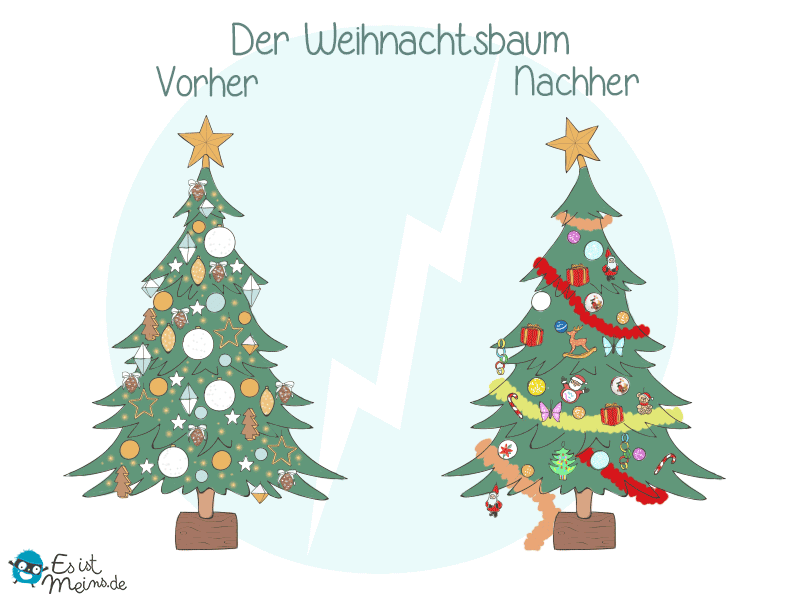 Der Baum sieht mit Kindern auf einmal ganz anders aus...