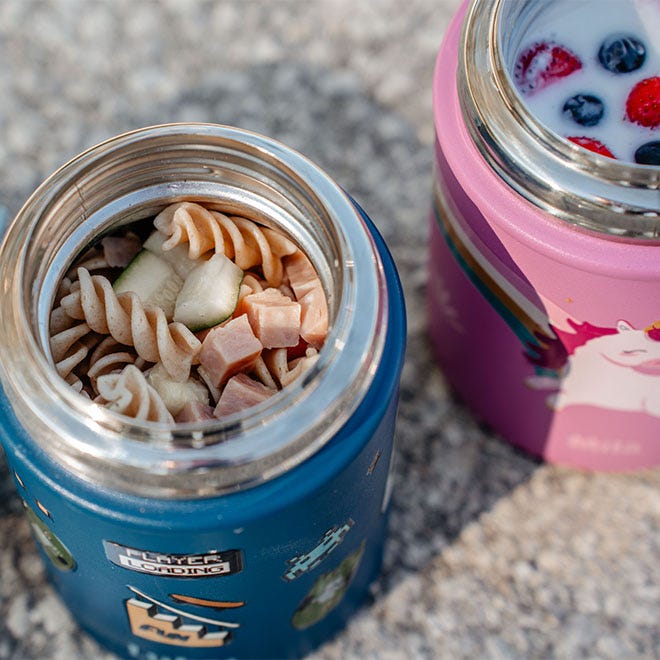Personalisierte isolierte Brotdose für Kinder – Lunchbox mit Namen für die Schule