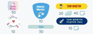 Schul Etiketten